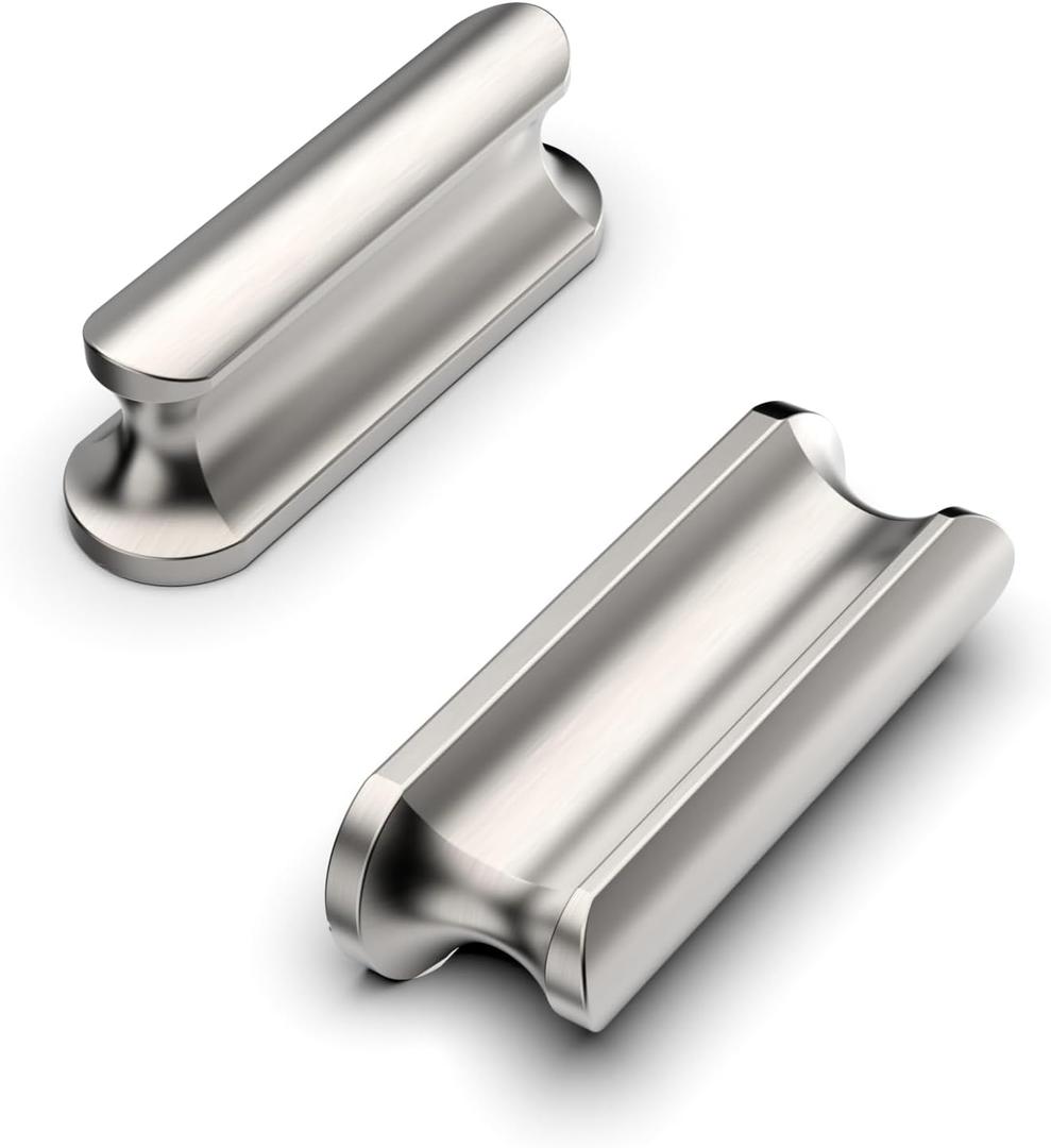 10 Pack 2 Inch Brushed Satin Nickel Cabinet Knobs Drawer Knobs Kitchen Cabinet Knobs Knobs for Cabinets Dresser Knobs Knobs for Dresser Drawers (Single Hole Knob)