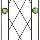 Arcadia Garden Products TR03 Arched Garden Trellis 6' x 10", Black