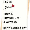 6 x IDU Fathers Day Card Gifts Decorations for Husband