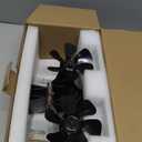 HIDALIFE Wood Stove Fan for Heater, 12 Blades Heat Powered Dual Motor Fan with Heater Top Tray Compatible for Propane Heater, Accessories for Gas Wood Burner Stove Tent Camping