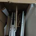 VASAGLE Floor Storage Cabinet, Freestanding Storage Unit with 2 Drawers and 2 Doors, Adjustable Shelf, 11.8 x 23.6 x 43.3 Inches, for Entryway, Bathroom, White UBBC551P31