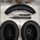 Replacement Headband Cushion and Earpads for Bose QC35 QC45 Headphones with Noise Isolation Memory Foam (Black)