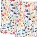 Flour Sack Kitchen Towels Set of 2-18x26 Cotton Dish Towels with Hanging Loop Reusable Tea Towel for Cleaning Spring Absorbent Dishcloths Cute Home Decor Housewarming, Watercolor Flower