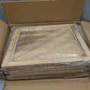 Natural Wooden Christmas Tree Base Cover - 30.7" Hexagon Skirt for Artificial Trees 4 to 8 Feet Tall