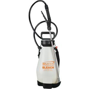Smith Performance Sprayers 190447 2 Gallon Bleach Sprayer for Pros Removing Mold, Degreasing or Cleaning, White