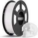 ANYCUBIC PLA 3D Printer Filament, 3D Printing PLA Filament 1.75mm Dimensional Accuracy +/- 0.02mm, 1KG Spool (2.2 lbs), White