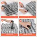 Travel Vacuum Bags with Wireless Charging Air Pump, 12 Pack Vacuum Seal Bags with 3 Sizes for Clothing Travel, Space Saver for Luggage, Business Trip, Home Storage,