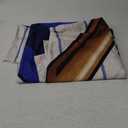 LGhtyro Baseball Happy Birthday Backdrop 7Wx5H for Boys Kids Sports Themed Bday Party Retro Blue Stripes Polyester Fabric Photography Background Decoration Unique Cool Fabric Photo Shoot Studio Props