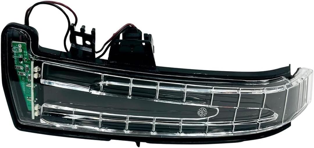 CAMIL Side Door Mirror Turning Signal Indicator Light, Rearview Wing Mirror Blinker Lamp Compatible with Mercedes Benz A/B/W204 C/CLA/CLS/W212 E/E Coupe/GLA/GLK/W221 S Class (Left Driver Side)