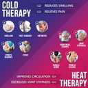 2 x Large Ice Packs for Injuries Reusable - Ice Pack for Back Pain Relief (11x14.5) - Gel Ice Pack for Knee, Shoulder, Back, Hip (Full-Size)