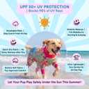 Dog Sun Shirt Breathable Mesh UPF 50+ UV Protection Summer Pet Apparel Quick Dry Lightweight Stretchy Soft Dogs Cooling Vest for Small Medium Large Dogs, Mixed Color, S