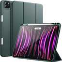 JETech Case for iPad Pro 11 Inch 2022/2021/2020 Model (4th/3rd/2nd Generation), with Pencil Holder, Support 2nd Pencil Charging, Slim Tablet Cover with Soft TPU Back, Auto Wake/Sleep (Misty Blue)