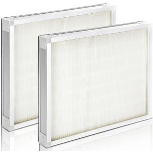 2 Packs F301H HEPA Filter, AS-550 Air Scrubber Stage 2 HEPA 550 Air Filter Compatibile with BlueDri,16 x 19 x 2" Air Shield 550 HEPA Air Scrubber Filter for BlueDri, Dri-Eaz, Phoenix, and Bear
