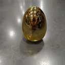 8 PCS Jumbo Gold Plastic Easter Eggs, 6 Inch Giant Metallic Golden Easter Eggs Fillable Large Empty Egg for Easter Hunt Basket Stuffers Fillers Classroom Prize Supplies