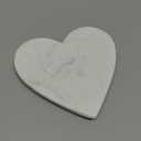 Marble Heart Dish (5"L x 5"W x 1"H)