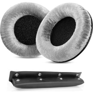 MMX300 DT770 Ear Pads Compatible with Beyerdynamic DT770S/DT770M/DT770Pro/DT770 Pro HT/DT 790/DT797/DT880/DT880 Pro/DT880 Pro HT/DT990/DT990 Pro/HS200/HS400 Replacement Headband Earpads