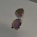 TJUTR Tangle Free Aviator Sunglasses for Women Men, Polarized UV400 Protection Trendy Shades, No-Snag Metal Frame Glasses (A1 Gold/Pink)