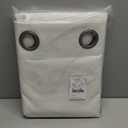 NICETOWN Natural 100% Blackout Linen Curtains 84 inch Long Burg for Living Room, 2 Panels, 52" Wide, Farmhouse Thick Completely Blackout Window Treatment Thermal Insulated Warm Drapes for Winter