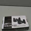 Nbguigdstr Universal Speaker Wall/Ceiling Mount Brackets,180Adjustment,2 Packs Black Metal Wall Mount for Small Speakers,Bookshelf Speakers,Surround Sound Speakers Holder-Support up to 30lbs