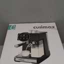 CUSIMAX Espresso Machine with Grinder, 20 Bar Professional Expresso Coffee Machines with Milk Frother Steam Wand, Espresso Maker with 60oz Removable Water Tank, Cappuccino & Latte Machine for Home (Black)