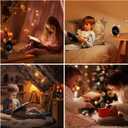 ANALOI Kids Alarm Clock with Night Light, OK to Wake Clock for Kids, Stay in Bed Clock and Sleep Training, Nap Timer Temperature Detect Cute Room Decor, Gift Ideas for Kids Toddler Boy Girl, Rabbit