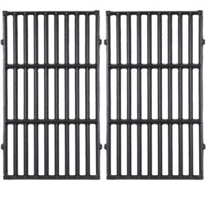 7637 Grill Grates for Weber Spirit E210,17.5 Inch Grill Parts for Weber Spirit E210, E220,S210,S220,S215 with Front Control,Cast Iron Replacement Parts for Weber Spirit 200 & GS4 Spirit II E210