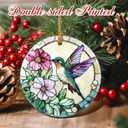 Hummingbird Christmas Ornament Christmas Tree Ornament & Holiday Decor, Perfect Holiday & Xmas Gift for Hummingbird Lovers & Mom, Gift Ideas