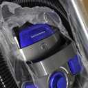 32Kpa 1600W Canister Vacuum Cleaner(Energy Class A), Cyclon Power, Dust Full Indicator, Double HEPA Filter, 3.7Qt Large Capacity, Lightweight Vac for Hard Floors, Carpets, Pet Hair, Blue