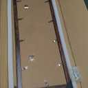 8x24 Picture Frame 2 Pack, Rustic Brown Wood Frame with Tempered Glass, Display Pictures Multiple Five 4x6 With Mat or 8 x 24 Without Mat - Horizontal or Vertical Wall Mounting