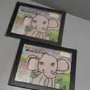 First Impressions Quick Change Art Frame - 9x12 Black, Pack of 2- Unique Front-Load, Hinged Artwork Frames for Young Artists - Horizontal/Vertical Display, Plexiglass made to last without yellowing