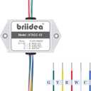 Briidea C-wire Power Adapter, Use for 24V Honeywell Home Thermostats, White