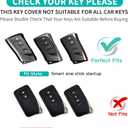 MILD EAST Key Fob Cover Fit for Lexus, 4 Buttons TPU Protection Key Case Compatible with 2018-2025 ES250 ES300h ES350 RX350 UX200 LS500 LS500H LC500 LC500h NX250 NX350 GX550 TX (Silver/Purple)