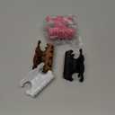 Premium Durable Acetate Butterfly Hair Clips, Celine Hair Clip, 4 Pack Medium Size Acetate Hair Claw Clips with Secure Hold,Perfect for Updos,Perfect for Updos (2.76 x 1.66 in)