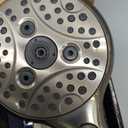 PROOX All Metal Tub Spout with Diverter, 6 Settings Hand held Shower with ON/Off Pause Switch, Bathtub Faucet with Sprayer Brushed Nickel