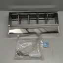 Automatic Chicken Waterer Stainless Steel Chicken Water Feeder Pigeon Water Dispenser with Float Valve Automatic Filling Water Poultry Waterer Fountain for Duck Goose Pigeon Quail