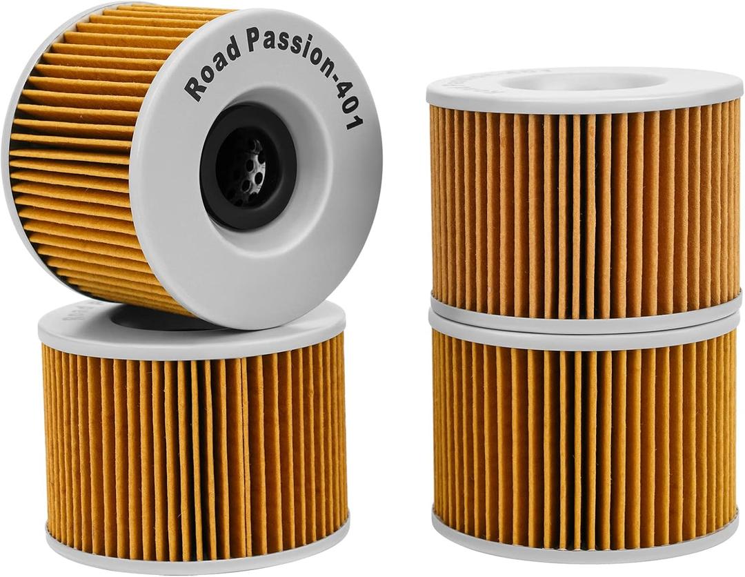 Road Passion 15410422000 Oil Filter for KAWASAKI KZ550 LTD 1984/KZ550 SPECTRE 550 1983-1984/KZ550D GP 550 1981(pack of 4)