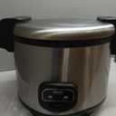 Aroma Housewares 60-Cup (Cooked) (30-Cup UNCOOKED) Commercial Rice Cooker, Stainless Steel Exterior (ARC-1130S), Silver