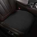 LUNDA Suede Leather Car Seat Cover Ultra-Thin Seat Cushion Breathable Seat Protector Pad Universal for Mercedes Benz AMG A B C E S R Class GLK GLA GL CLA CLS CLK SLK GLE GLS GLC (Black)