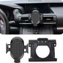 Car Phone Holder Fits for Lexus 2014-2020 is 300 / is 350 / is 250 / is 200t Accessories,Thick Cases Friendly,Cell Phone Mount for 4.7-7 in Phones,360 Degree Rotation,Easy to Install