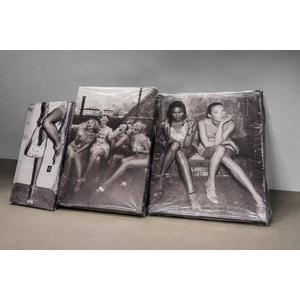 3Pcs Framed Vintage, 16x24"