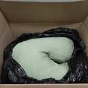 Meiz Pregnancy Pillow, U Shaped Pregnancy Pillows for Sleeping Cooling, 55 Inch Maternity Pillow for Pregnant Women, Body Pillows for Adults, Rayon Cover from Bamboo, Sage Green