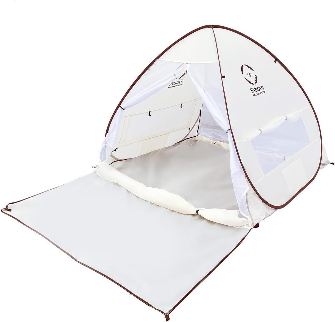 S'more Emergency Tent Shelter, Survival Tent for 2 Person, Lightweight and Portable Sun Shade Shelter, UFP 30+ Waterproof and Windproof Tent for Camping, Hiking, Backpacking and Outdoor Activities