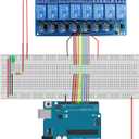 2PCS DC 5V 8 Channel Relay Module Compatible with Arduino R3 MEGA Raspberry Pi with Optocoupler High/Low Level Trigger Expansion Board