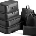 7 Set Packing Cubes Luggage Packing Organizers for Travel Accessories Luggage Carry On Suitcase