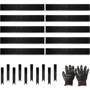 33Ft Galvanized Steel Landscape Lawn Edging, 40" X 8" (10 Pack) Metal Landscape Edging Border with 10 Clips, Metal Garden Edging Border, Metal Edging for Landscaping, Garden, Yard, Pathway