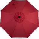 Sfmora 9ft Patio Umbrella Replacement Canopy for 8 Ribs, Outdoor Umbrella Canopy ONLY, Market Umbrella Top, Water-Resistant & UV-Protective