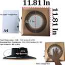 Bathroom Exhaust Fan with LED Light, Quiet Ventilation Bath Fan Combo for Ceiling,Vent Fans 374 CFM Adjustable Light 3000K/4000K/6500K for Laundry Shower Restroom Farmhouse