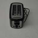 Toastmaster 2-Slice Toaster - Black with Stainless Steel - Kitchen Essential for Sandwich Bread & Breakfast Toast - Toaster with Wide Slots, High Rise Toast Lift & Cool-Touch Exterior