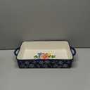 Wisenvoy Casserole Dish 9x13 Baking Pan Casserole Dishes For Oven Baking Dish Ceramic Lasagna Pan Baking Dishes For Oven (Blue)