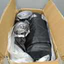 Insulation Garage Door Screen 16 x 7 Ft Winter Windproof Garage Door Cover Magnetic Garage Curtains for Internal External Entries Balconies Terraces Front Rear and Porches (Black)